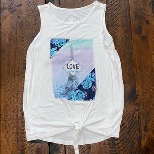 Justice Tank - girls size 8 - EUC